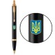 Ручка Паркер «IM Ukraine Black» кулькова з позолотою та Гербом України, ТМ Parker
