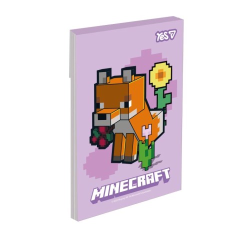 Блокнот «Minecraft.Spring» А7 на 48 аркушів у клітинку, в асотименті, ТМ Yes