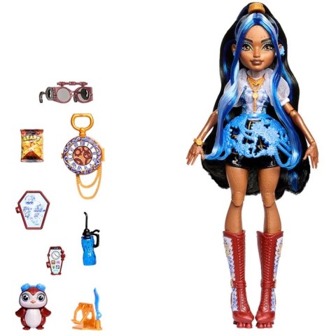 Лялька «Ребекка. Монстро-класика.Monster High» 27 см з аксесуарами, у коробці 33х24 см