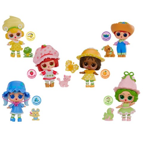Ігровий набір з лялькою «L.O.L. SURPRISE! Loves Strawberry Shortcake. Шарлота Суниця та друзі» 9 см, в асортименті, у кулі 9х9х10 см