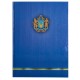 Канцелярська книга «Українська символіка» А4 на 96 аркушів у клітинку з твердою палітуркою та ламінованою обкладинкою, в асортименті, ТМ Buromax