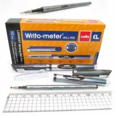 Ручка «Writo-meter» масляна чорна 10 км 0,5 мм, ТМ Ellot
