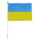 Прапорець «Україна» з паличкою 14х21 см, ТМ Leader