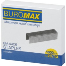 Скоби № 23/13, 1000 шт. «Люкс», ТМ Buromax