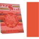 Папір кольоровий А4 100 аркушів 80 г/м2, інтенсив червоний, CRYSTAL COLOR PAPER