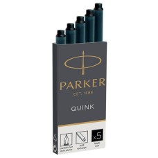 Набір з 5 картриджів «Quinkѕ» з чорними чорнилами, ТМ Parker