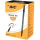 Ручка «Round Stic» кулькова чорна 0.32 мм, 60 шт в у паковці, ТМ Bic