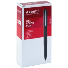 Ручка «Premier» гелева чорна, ТМ Axent