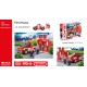 Конструктор «FIRE» на 193 деталей з 2 фігурками, у коробці 24х16х6 см, IBLOCK JUNIOR