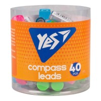 Грифель для циркуля 1,5 мм у тубусі 3 шт, ТМ Yes