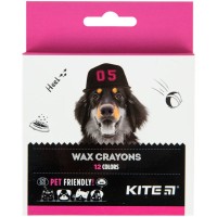 Крейда воскова «Dogs» на 12 кольорів, ТМ Kite