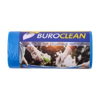 Пакети для сміття на 35 л по 50 шт розміром 50х60 см сині, BuroClean