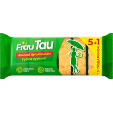 Губки кухонні пористі по 6 шт в упаковці, TM Frau Tau