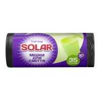 Пакети для сміття на 35 л. по 30 шт, ТМ SOLAR