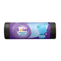 Пакети для сміття на 120 л 10 шт, ТМ SOLAR