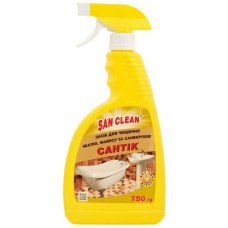 Засіб для сантехніки «Сантік» з розпилювачем 750 мл, ТМ San Clean