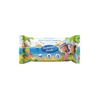 Серветки вологі «Summer Fresh. Compact» дитячі 15 шт в упаковці