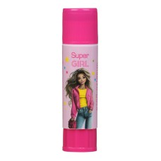 Клей-олівець «SUPER GIRLS» 9 г, PVP, KIDS Line
