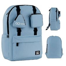 Рюкзак 45х29х11,5 см сіро-блакитний, 178L-3, GoPack Education Teens