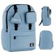 Рюкзак 45х29х11,5 см сіро-блакитний, 178L-3, GoPack Education Teens