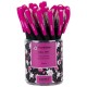 Ручка «Floral Black» кулькова синя, ТМ Axent