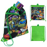 Сумка для взуття «TMNT» 35х40 см з флікером