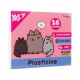 Пластилін «Pusheen» на 16 кольорів зі стеком, 320 г, ТМ Yes