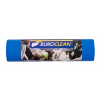 Пакети для сміття на 240 л 5шт міцні сині, ТМ BuroClean
