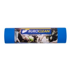 Пакети для сміття на 240 л 5шт міцні сині, ТМ BuroClean