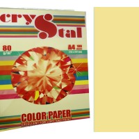 Папір кольоровий А4 100 аркушів 80 г/м2, пастель жовтий, SPECTRA COLOR