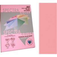 Папір кольоровий А4 100 аркушів 80 г/м2, неон рожевий, SPECTRA COLOR
