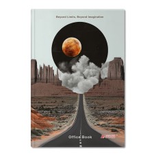 Канцелярська книга у клітинку на 96 аркушів з твердою ламінованою обкладинкою, №4448, в асортименті, ТМ Brisk