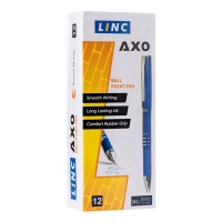 Ручка «AXO» кульково-масляна синя 1,0 мм, в асортименті, ТМ LINC