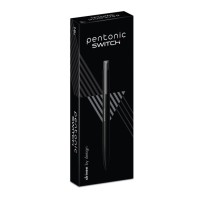 Ручка «Pentonic Switch» кульково-масляна автоматична чорна 0,7 мм, в асортименті, ТМ LINC