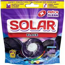 Капсули для прання « Black» 10 шт для темних речей, ТМ Solar