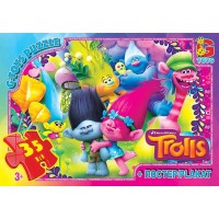 Пазли «Тролі» на 35 елементів, ТМ G-Toys