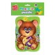 Пазли магнітні «Малюк зможе. Ведмедик» на 12 елементів, ТМ Vladi Toys