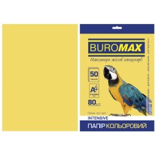Папір кольоровий «INTENSIV» А4 50 аркушів 80 г/м2 золотий,ТМ Buromax