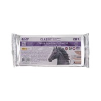 Глина самозастигаюча 500 г сіра, CLASSIC