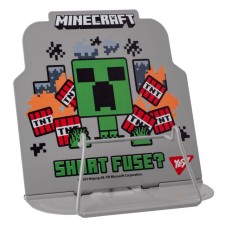Підставка для книг «Minecraft» 16х17 см фігурна металева з вирізкою, ТМ Yes