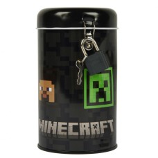 Скарбничка «Minecraft Heroes» 13х7,6 см кругла металева, ТМ Yes