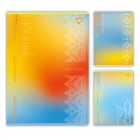 Канцелярська книга А4 «Україна» на 96 аркушів у клітинку на скобі, в асортименті, ТМ Yes