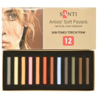 Пастель суха «Skin Tones» художня на 12 кольорів, ТМ Santi