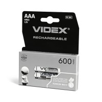 Акумулятор «VIDEX» R03, 2bl, 600 mAh Ni-MH