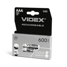 Акумулятор «VIDEX» R03, 2bl, 600 mAh Ni-MH