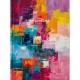 Блокнот «Paiting» А5 на 176 аркуші у клітинку з твердою ламінованою обкладинкою, в асортименті, ТМ Рюкзачок