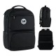 Рюкзак 43,5х30х12 см чорний, 150L, GoPack Teens