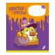 Зошит на 12 аркушів у клітинку «Фокус-покус» №0332, Пір'їнка