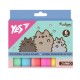 Крейда кольорова «Pusheen» JUMBO на 6 кольорів, ТМ Yes
