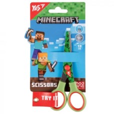Ножиці «Minecraft» 13 см з принтом на лезі, зелені, ТМ Yes